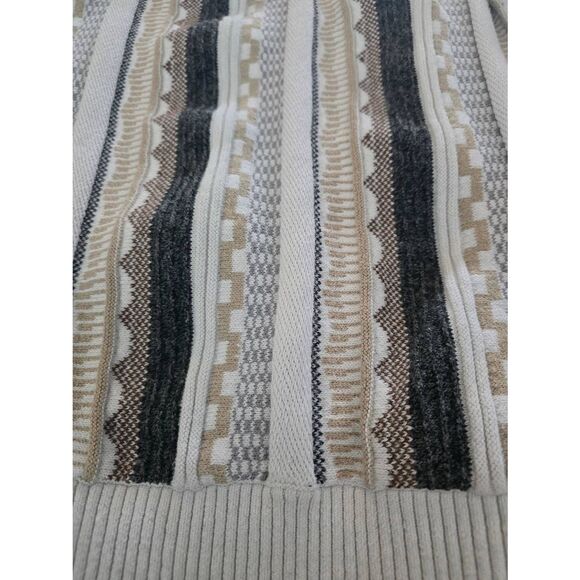 Mens Hollister Coogi Style Sweater Size XS Beige Gray - Picture 6 of 6